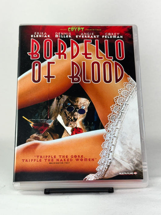 DVD-forside til filmen Tales from the Crypt Presents: Bordello of Blood
Originalt cover brukt for produktbilde i nettbutikken Brukbar Film