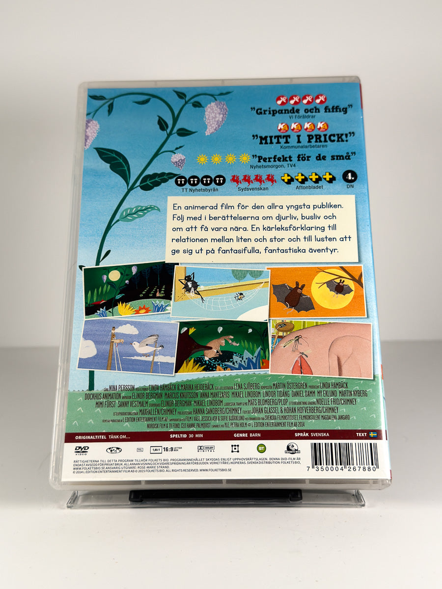Bakside av cover til Tänk om... på DVD