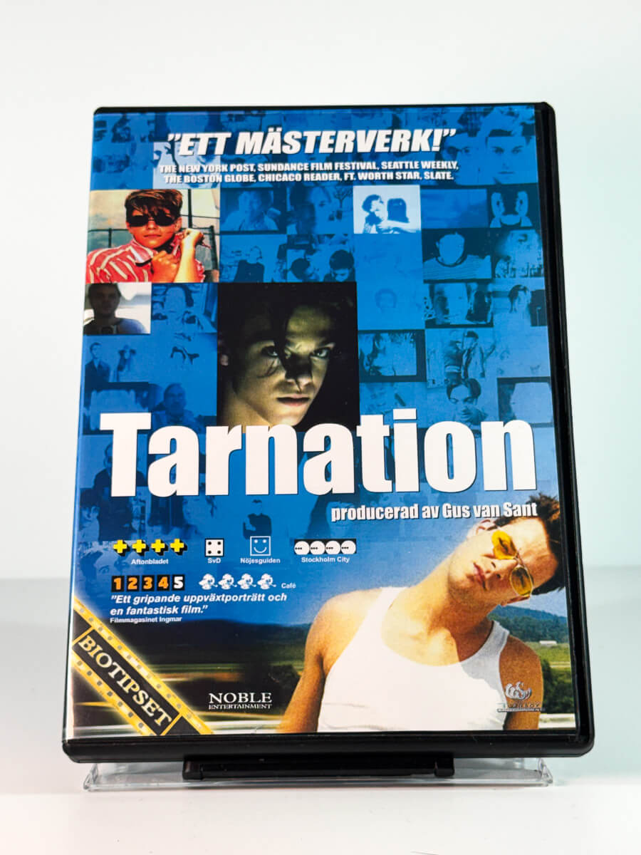 Forside av cover til Tarnation, brukt original DVD hos Brukbar Film