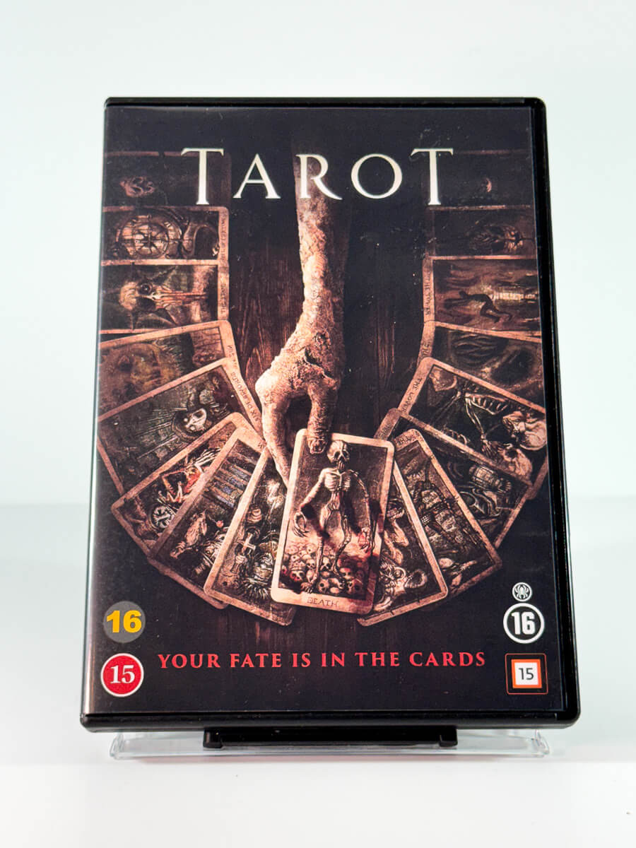 Forside av cover til Tarot, bruktfilm hos nettbutikken Brukbar Film
