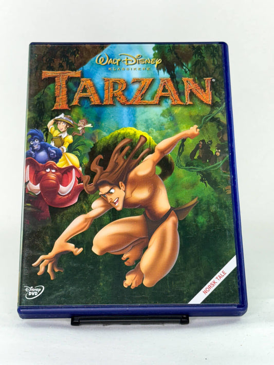 DVD-forside til filmen Tarzan
Originalt cover brukt for produktbilde i nettbutikken Brukbar Film