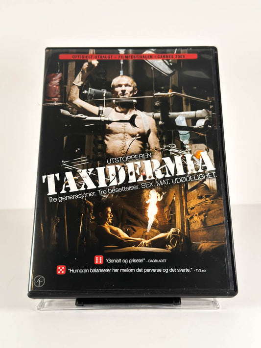 Forside av cover til Taxidermia på DVD