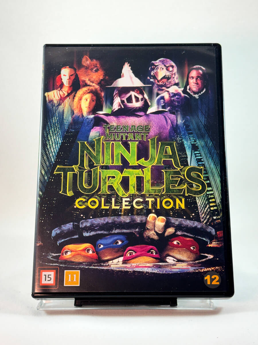 Forside av cover til Teenage Mutant Ninja Turtles Collection, brukt DVD hos Brukbar Film