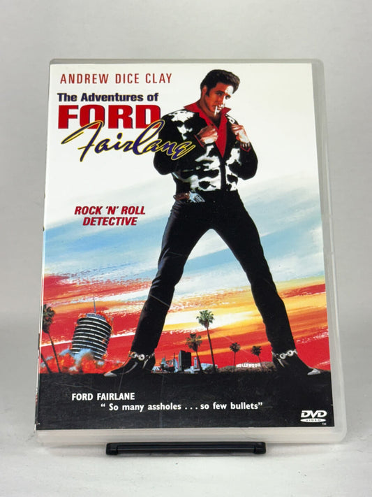 DVD-forside til filmen The Adventures of Ford Fairlane
Originalt cover brukt for produktbilde i nettbutikken Brukbar Film