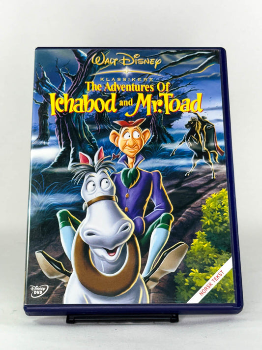 DVD-forside til filmen The Adventures of Ichabod and Mr. Toad
Originalt cover brukt for produktbilde i nettbutikken Brukbar Film