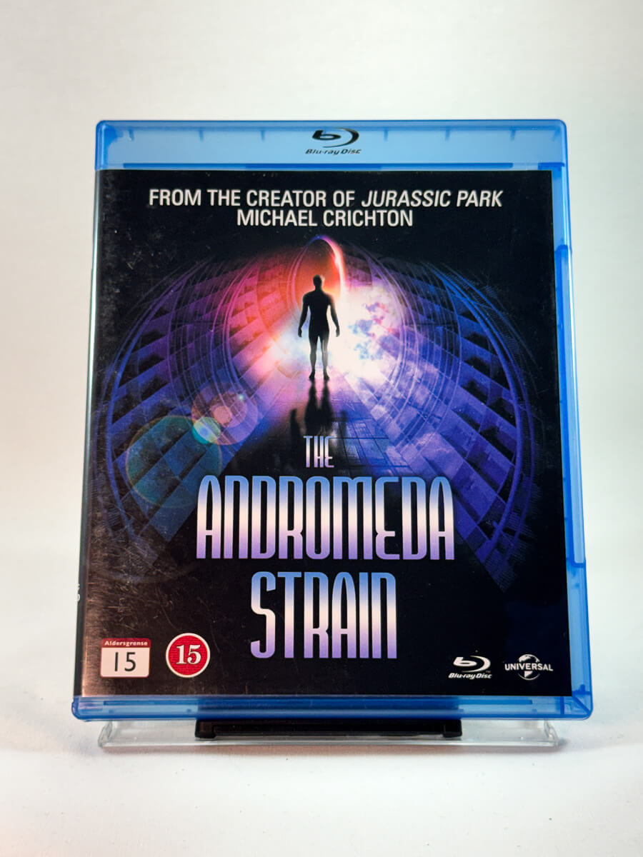 Forside av cover til The Andromeda Strain, brukt Blu-ray hos Brukbar Film