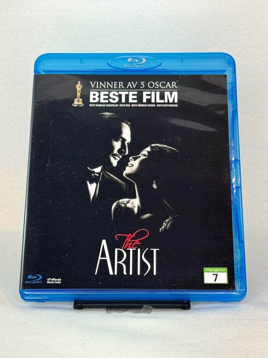 Forside av Blu-ray-cover til Oscar-vinneren The Artist – brukt filmklassiker på Blu-ray fra Brukbar Film