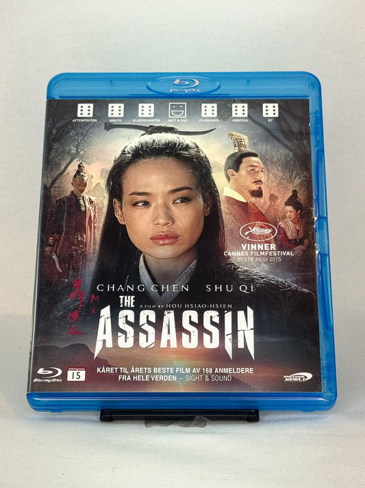 Blu-ray forsidecover av The Assassin – visuelt imponerende kinesisk actiondrama, tilgjengelig som brukt film hos Brukbar Film