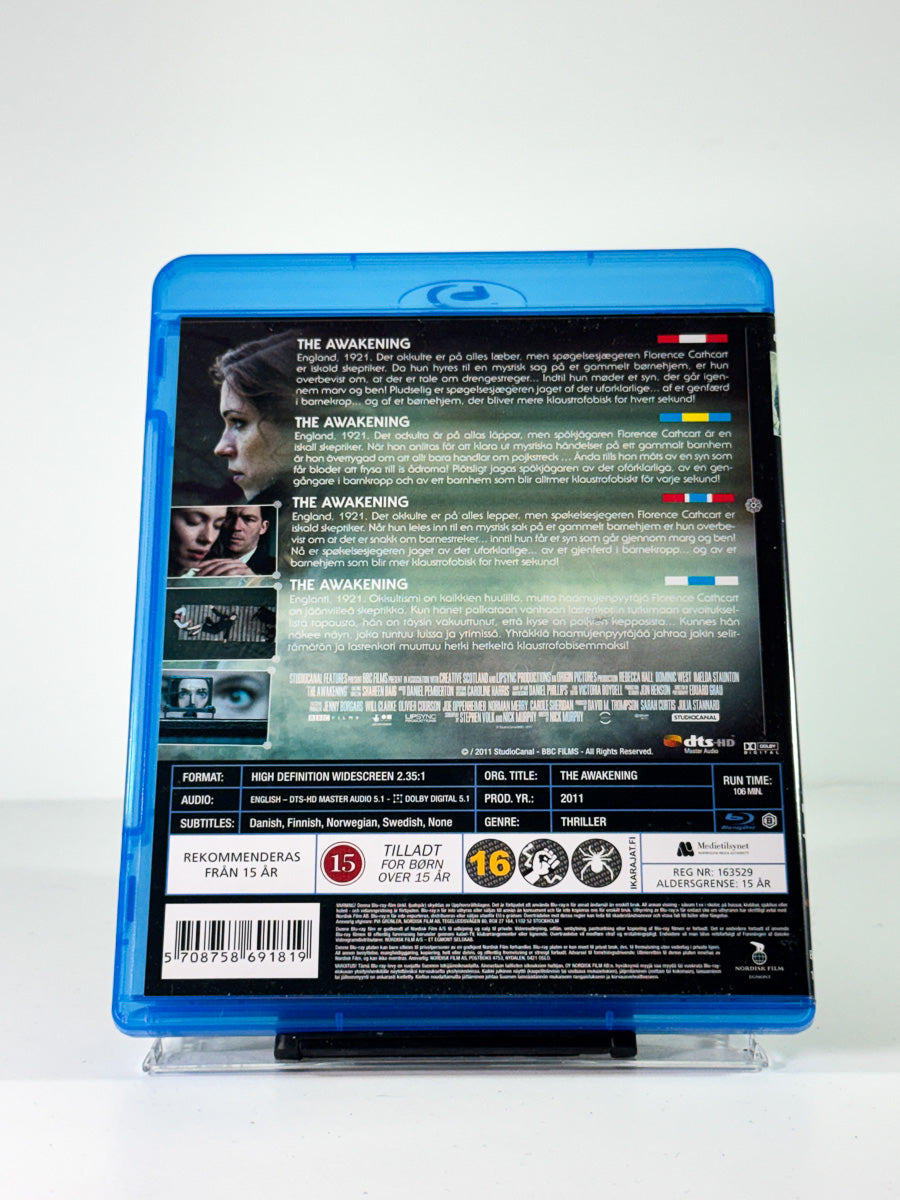 Bakside av cover til The Awakening på Blu-ray
