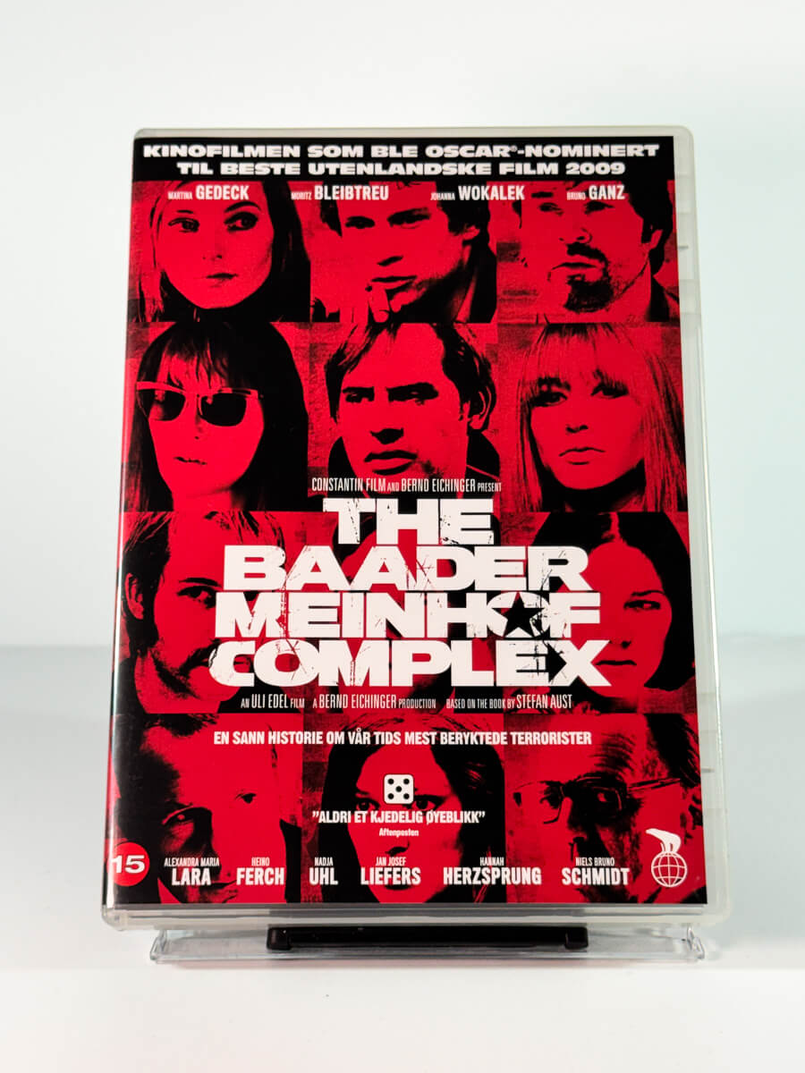 Forside av cover til The Baader Meinhof Complex, bruktfilm på DVD hos Brukbar Film