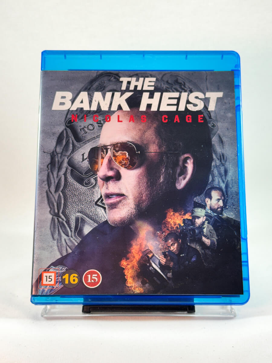 Forside av cover til The Bank Heist, brukt Blu-ray hos Brukbar Film