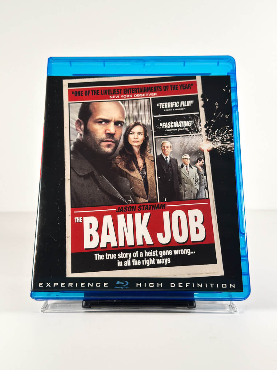 Forside av cover til The Bank Job på Blu-ray