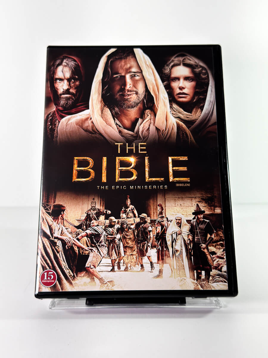 Forside av cover til The Bible, bruktfilm hos nettbutikken Brukbar Film