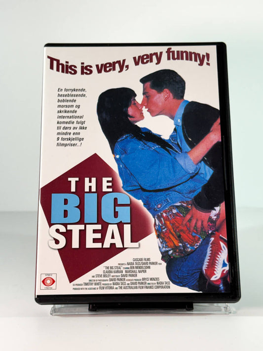 Forside av cover til The Big Steal, brukt original DVD hos Brukbar Film