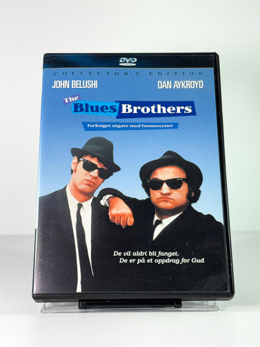 Forside av cover til The Blues Brothers, brukt DVD hos Brukbar Film