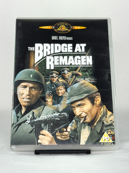 DVD-forside til filmen The Bridge at Remagen
Originalt cover brukt for produktbilde i nettbutikken Brukbar Film