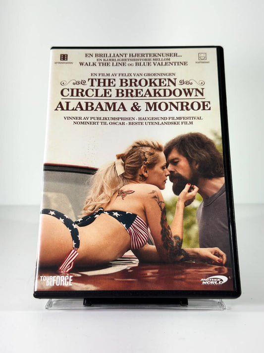 Forside av cover til The Broken Circle Breakdown Alabama & Monroe på DVD