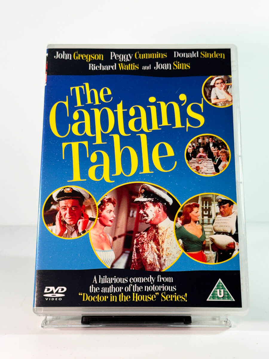 Forside av cover til the captain's table, bruktfilm hos nettbutikken Brukbar Film