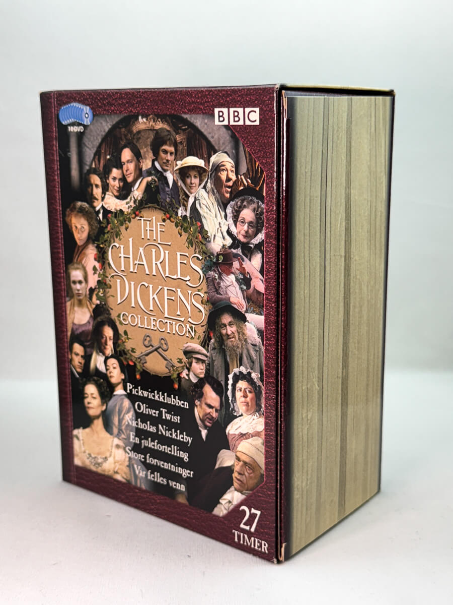 Forside av DVD-cover til The Charles Dickens Collection, bruktfilm hos nettbutikken Brukbar Film