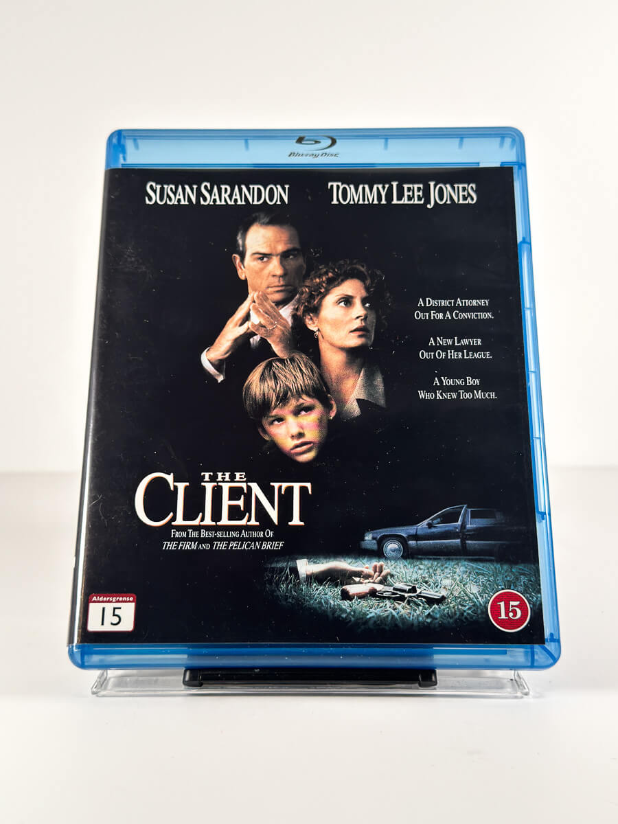 Forside av cover til The Client på Blu-ray