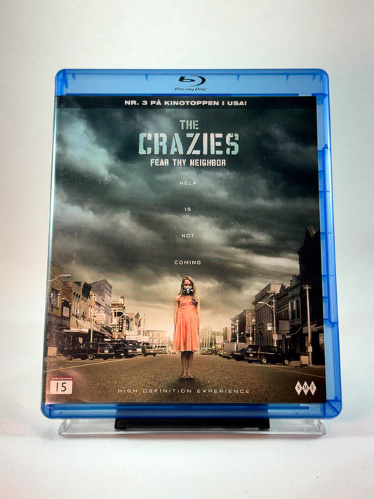 Forside av cover til The Crazies, brukt Blu-ray hos Brukbar Film