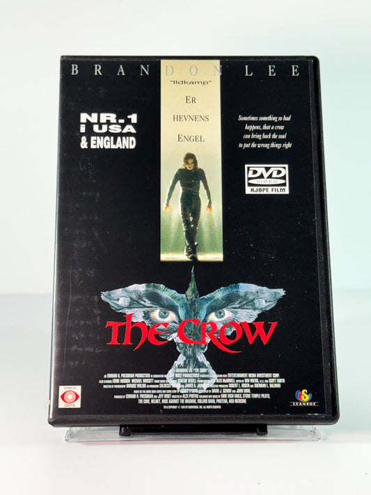 Forside av cover til The Crow, bruktfilm på DVD hos Brukbar Film