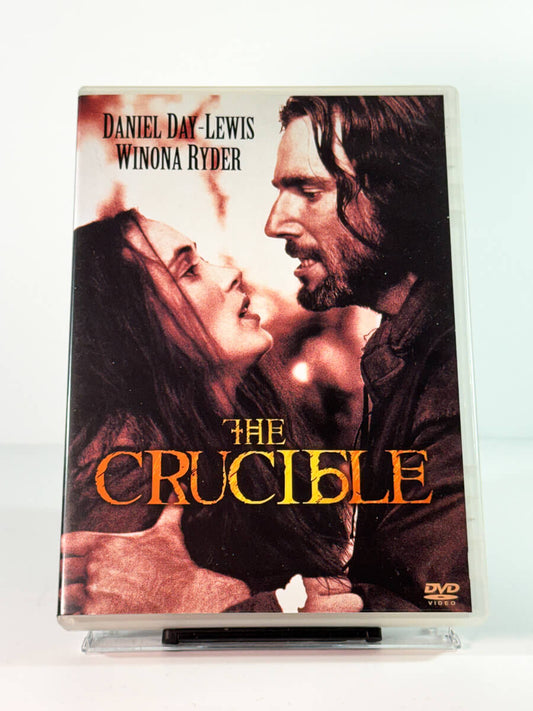 Forside av cover til the crucible, brukt DVD hos Brukbar Film