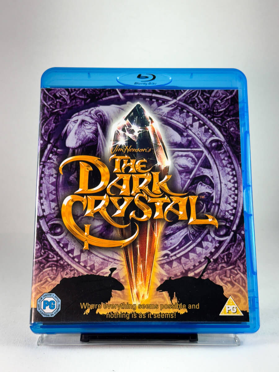 The Dark Crystal – forside av Blu-ray-cover, klassisk fantasyfilm fra Jim Henson, hos Brukbar Film