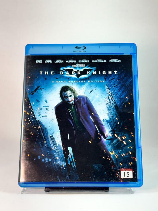 Forside av cover til The Dark Knight, brukt Blu-ray hos Brukbar Film