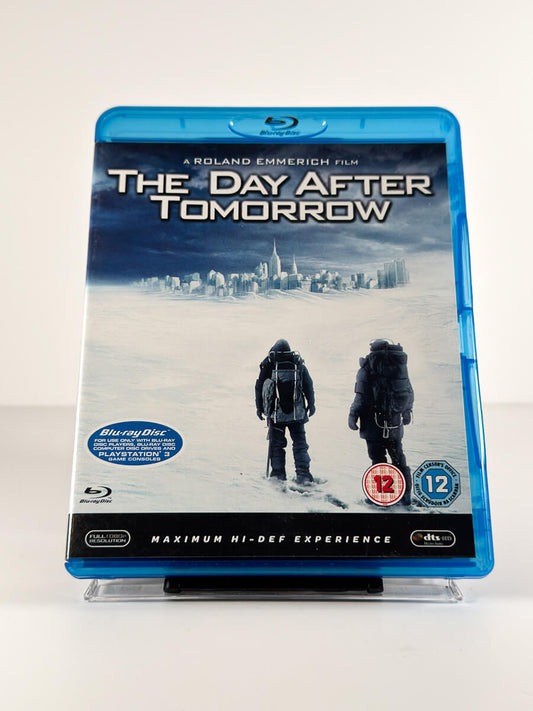Forside av cover til The Day After Tomorrow på Blu-ray