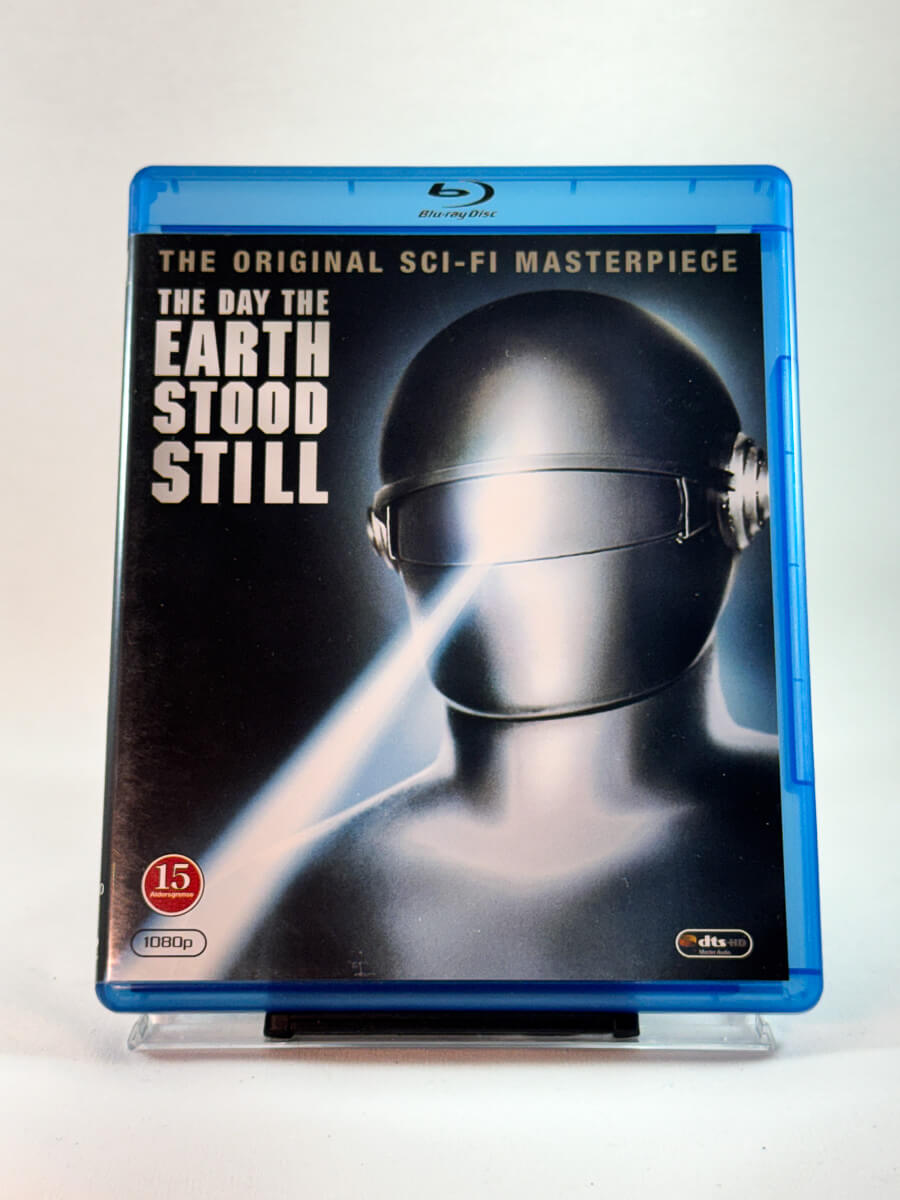 Forside av cover til The Day the Earth Stood Still, brukt Blu-ray-utgivelse hos Brukbar Film