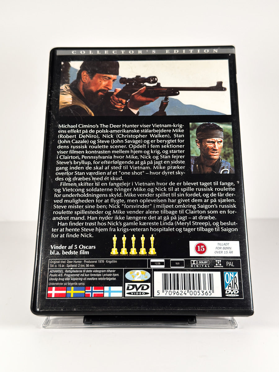 Bakside av cover til The Deer Hunter på DVD