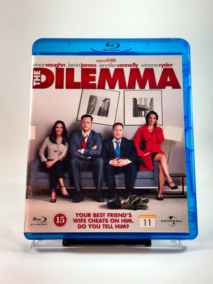 Forside av cover til The Dilemma, brukt Blu-ray hos Brukbar Film