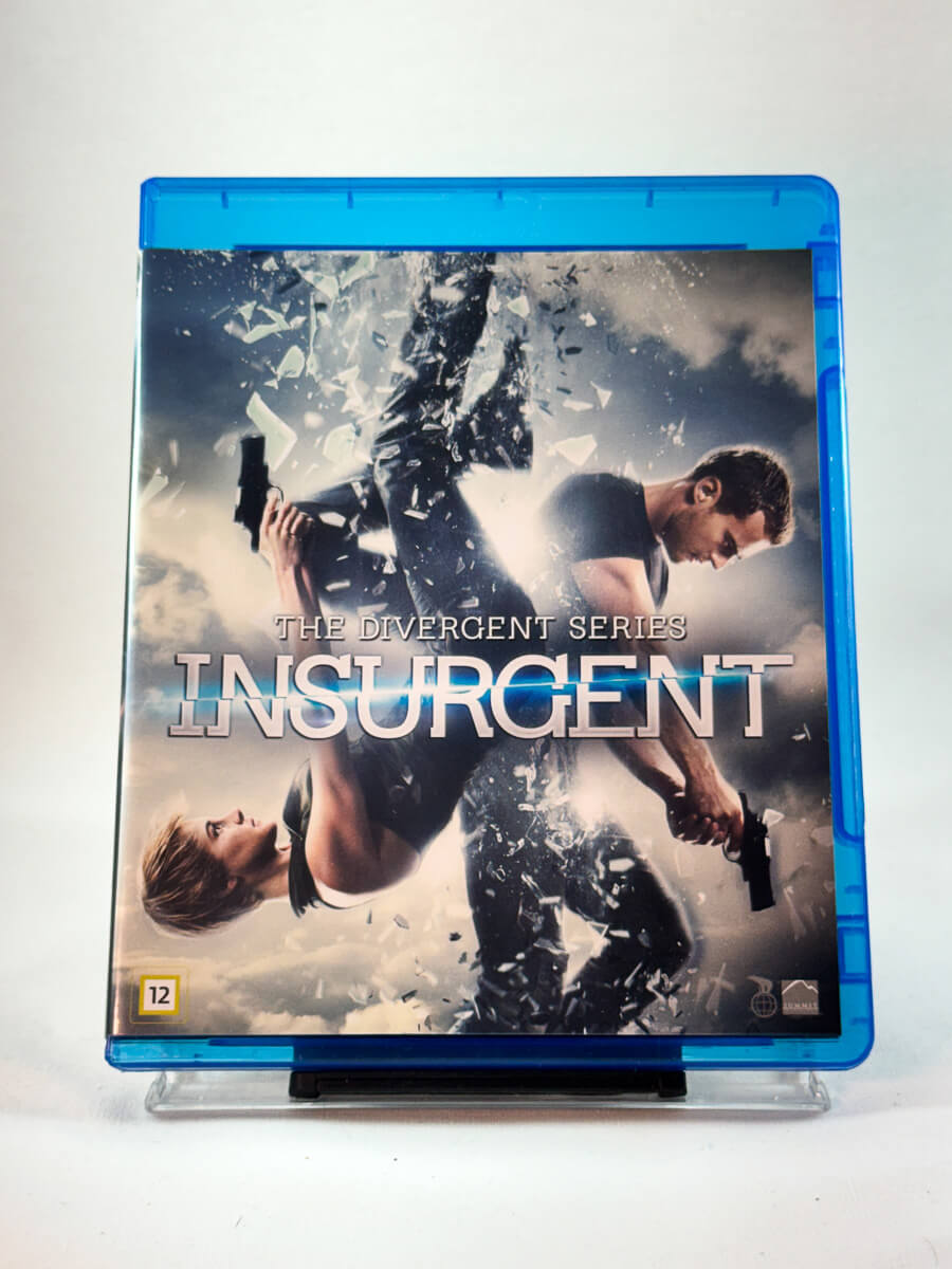 Forside av cover til The Divergent Series: Insurgent, brukt Blu-ray film hos nettbutikken Brukbar Film