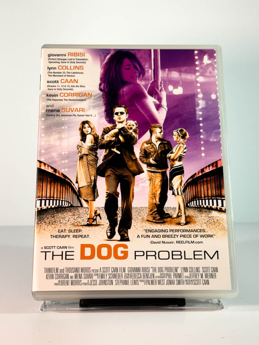 Forside av cover til The Dog Problem, brukt DVD hos Brukbar Film