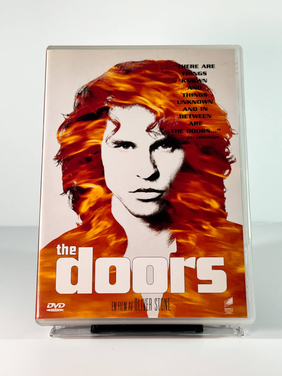 Forside av cover til The Doors, brukt DVD hos Brukbar Film