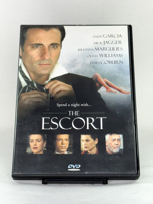 DVD-cover-forside til filmen The Escort – Brukt DVD fra nettbutikken Brukbar Film
