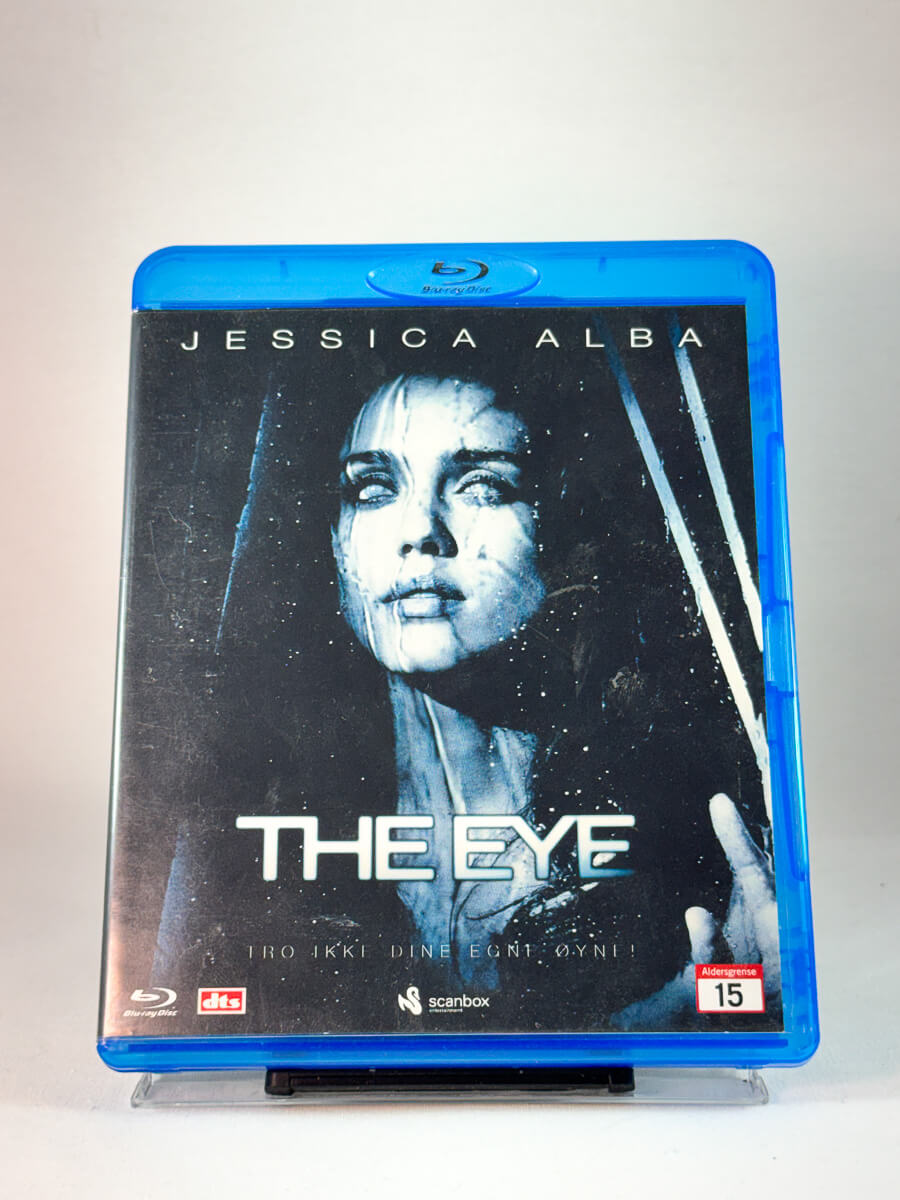 Forside av cover til The Eye, brukt original Blu-ray hos Brukbar Film