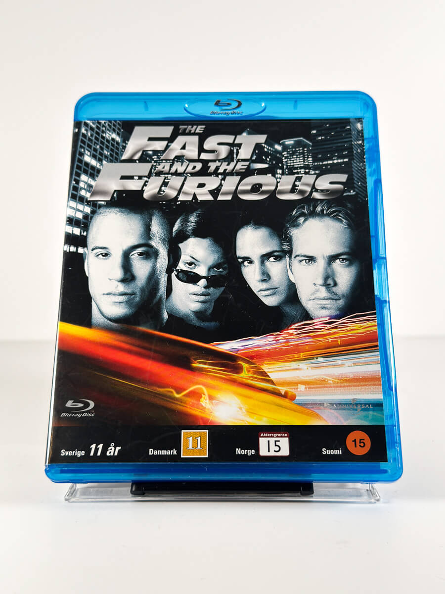 Forside av cover til The Fast and the Furious på Blu-ray