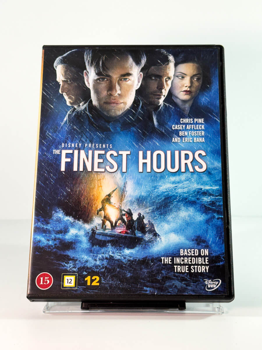 Forside av cover til The Finest Hours, bruktfilm hos nettbutikken Brukbar Film