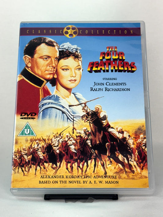 Brukt DVD-film The Four Feathers – forside av originalt filmcover, kjøp brukte DVD-er og Blu-ray hos Brukbar Film.