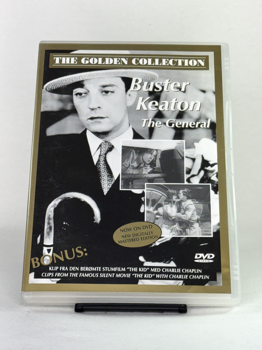 DVD-forside til filmen The General
Originalt cover brukt for produktbilde i nettbutikken Brukbar Film