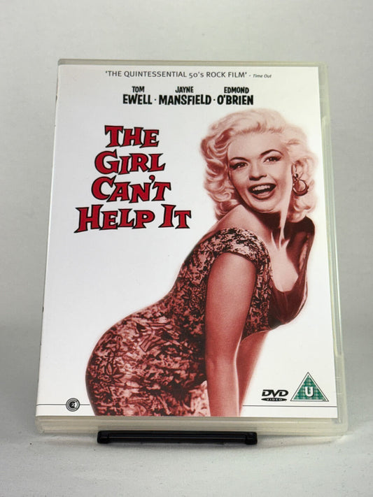 Forside av brukt DVD The Girl Can’t Help It – 50-talls rockemusikal med Jayne Mansfield og Marilyn Monroe på cover, Brukbar Film.