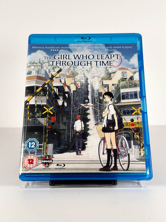 Forside av cover til The Girl Who Leapt Through Time på Blu-ray