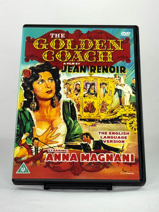 DVD-cover-forside til filmen The Golden Coach (Den gylne kjerre) – Brukt DVD fra nettbutikken Brukbar Film