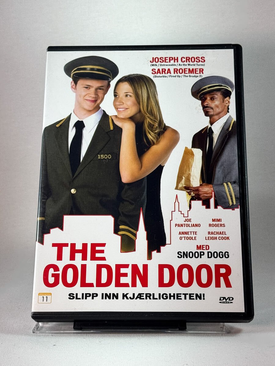 Forside av cover til The Golden Door, bruktfilm hos nettbutikken Brukbar Film