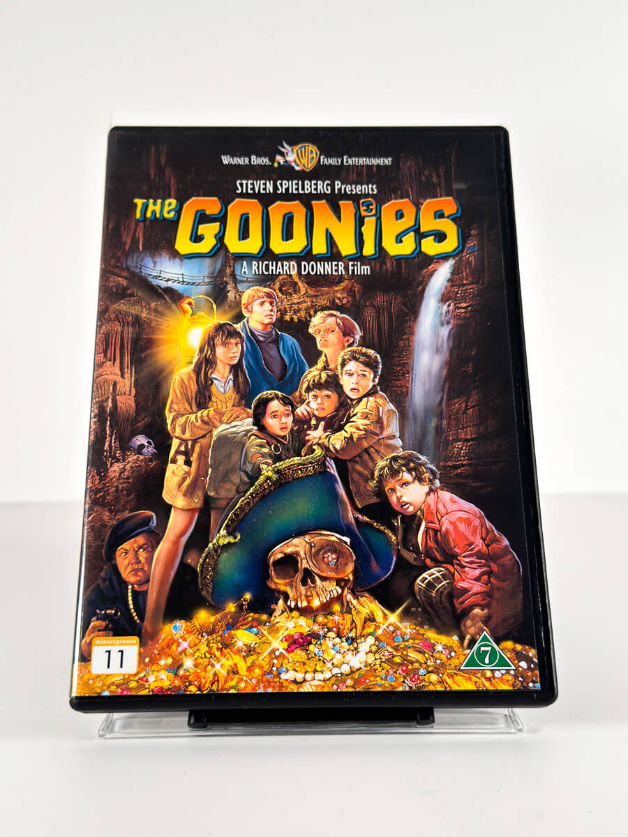 Forside av cover til The Goonies på DVD
