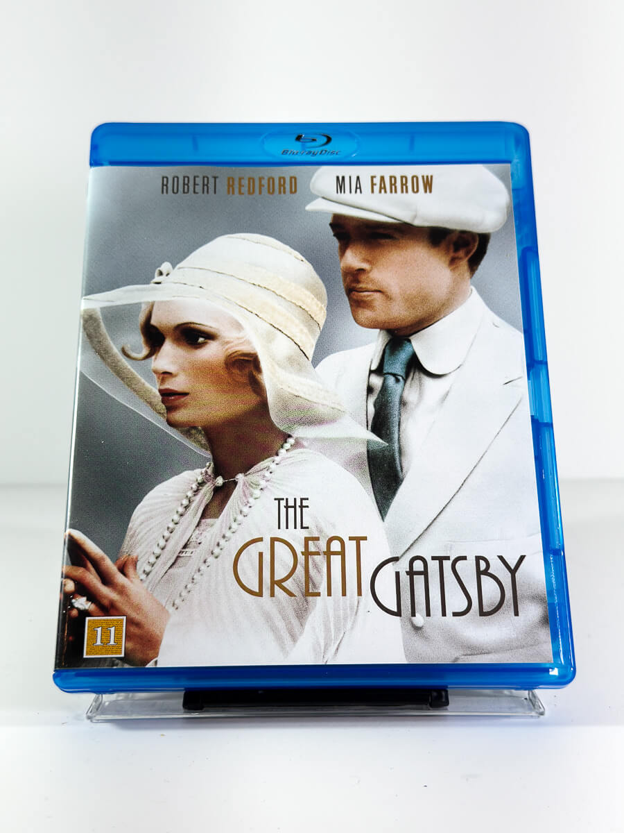 Forside av cover til The Great Gatsby på Blu-ray