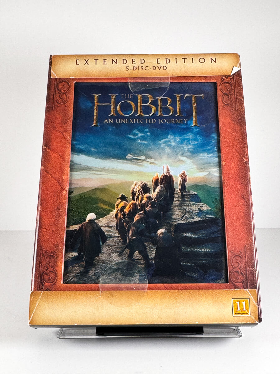 Forside av cover til The Hobbit: An Unexpected Journey – Extended Edition på DVD
