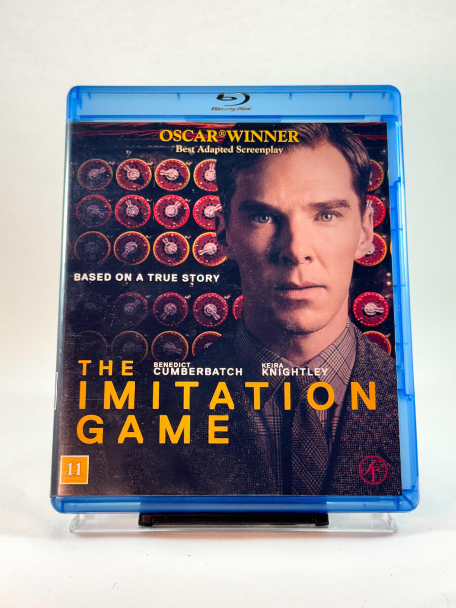 Forside av cover til The Imitation Game, brukt Blu-ray film hos nettbutikken Brukbar Film